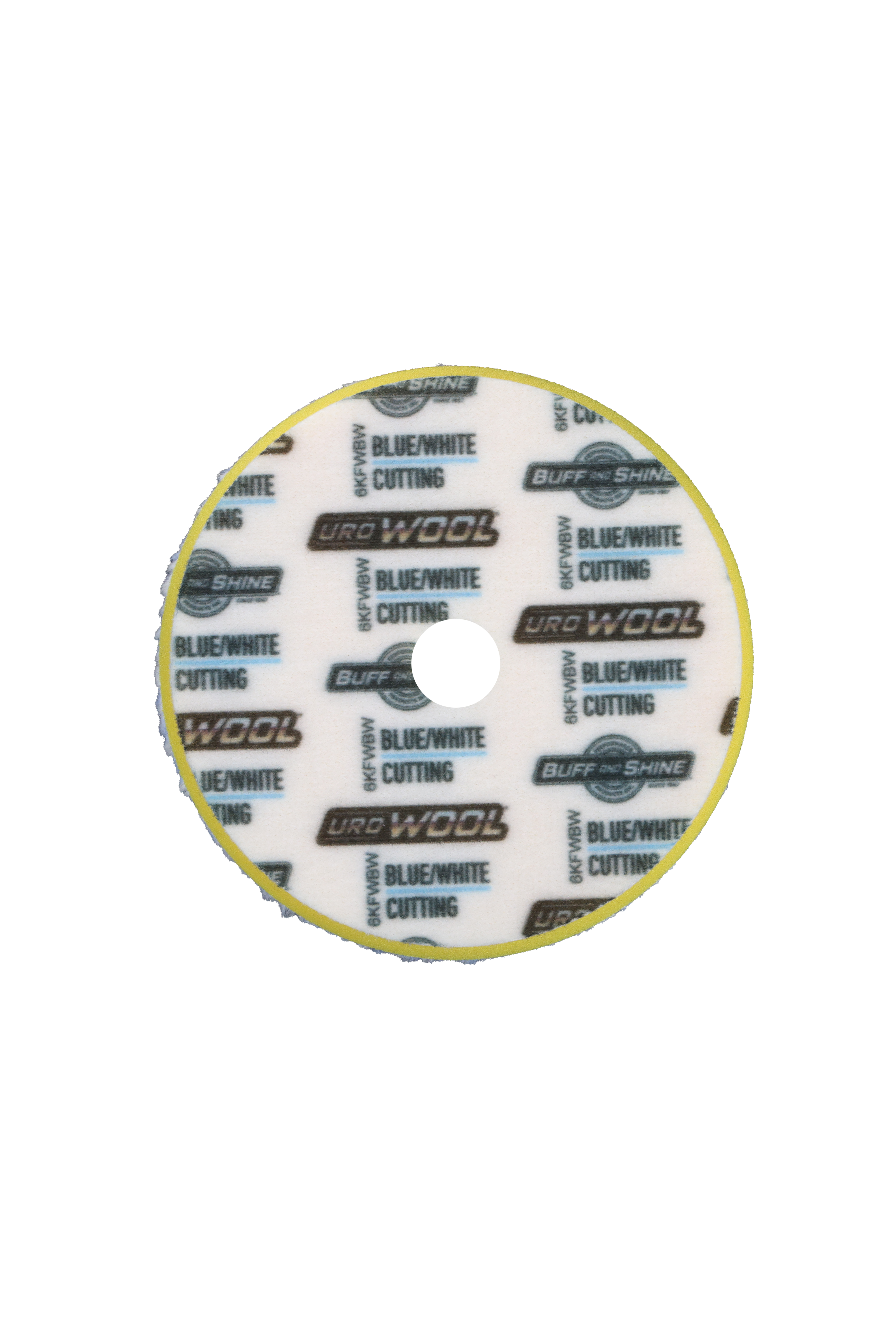 [URO-WOOL] Wool Cutting Pad - Blue/White Wool