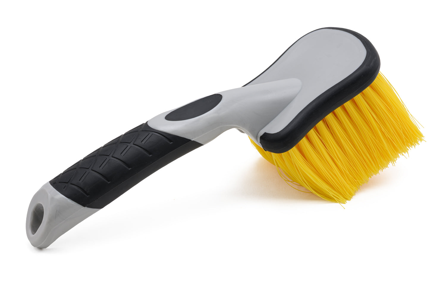 [Short Handle Brush] (Soft Nylon Brsitle) - Yellow