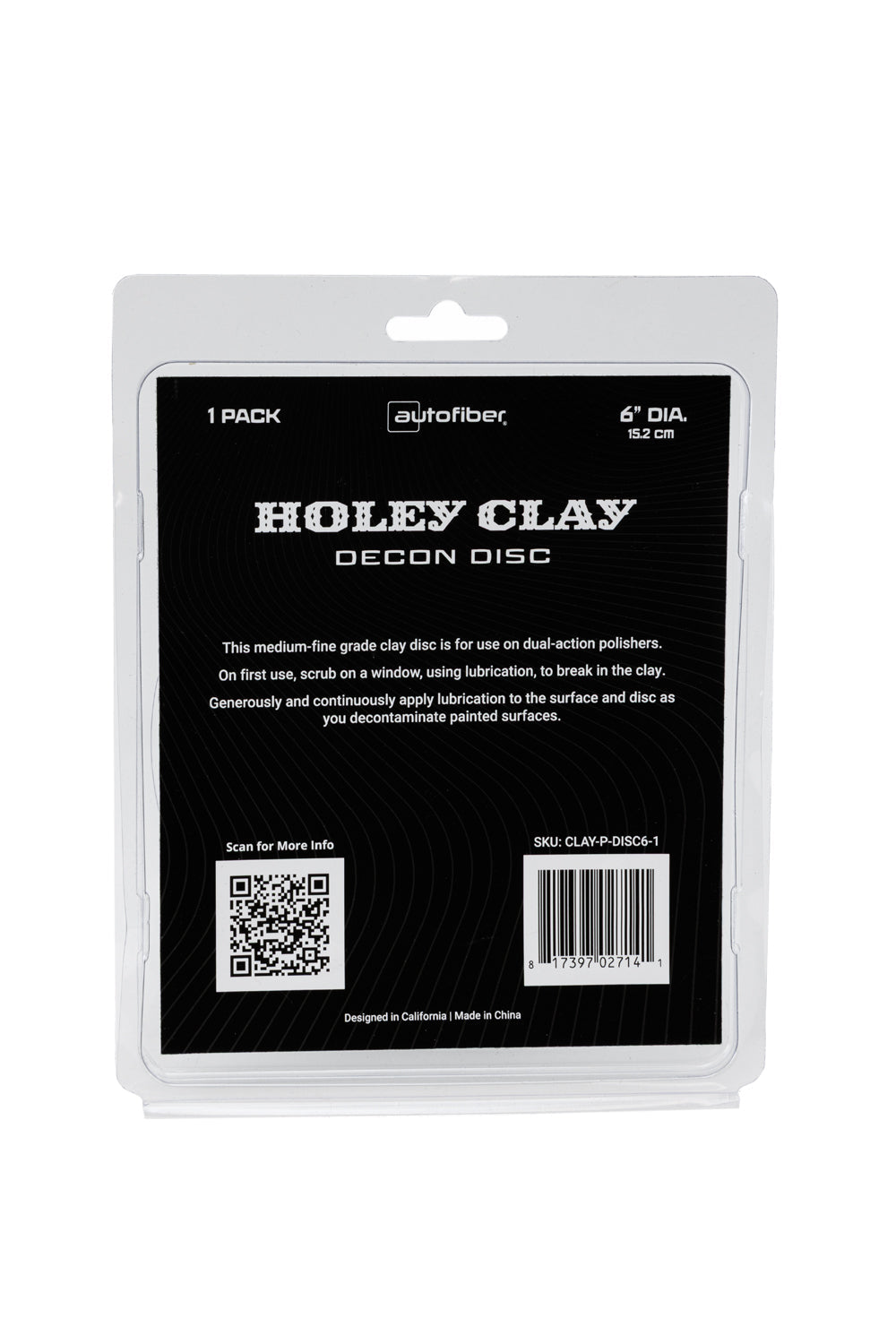 [Holey Clay Disc] Decontamination Pad for Polishers - 1 pack