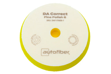 Autofiber DA Pads Pad [DA Correct] Fine Polish Foam Pad 6.1"