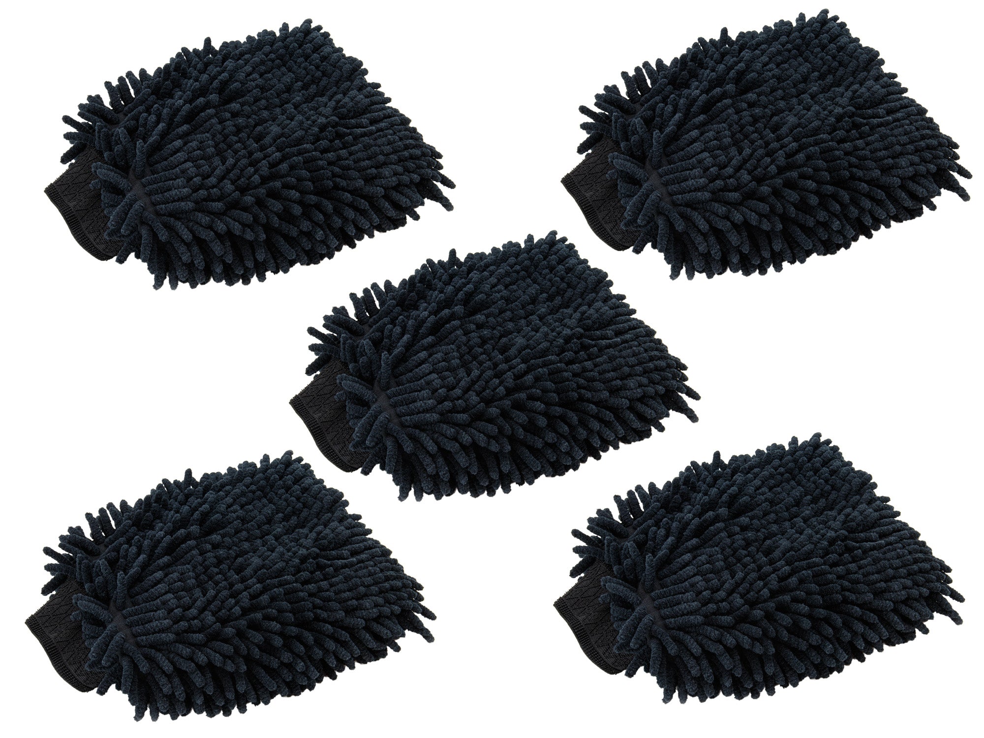 [Noodle Mitt] Microfiber Car Wash Mitt (7 in. x 9 in.) - 5 pack