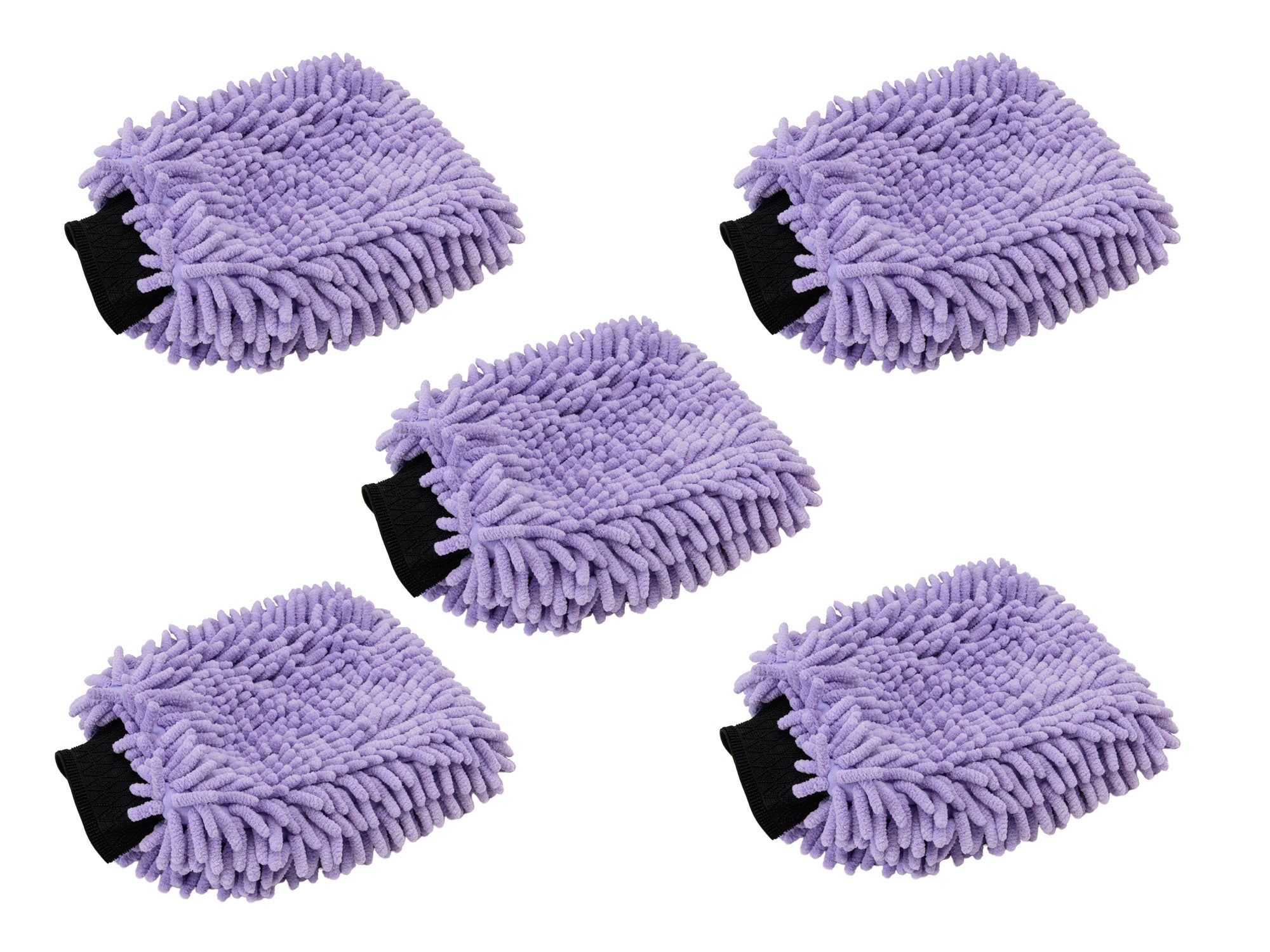 [Noodle Mitt] Microfiber Car Wash Mitt (7 in. x 9 in.) - 5 pack