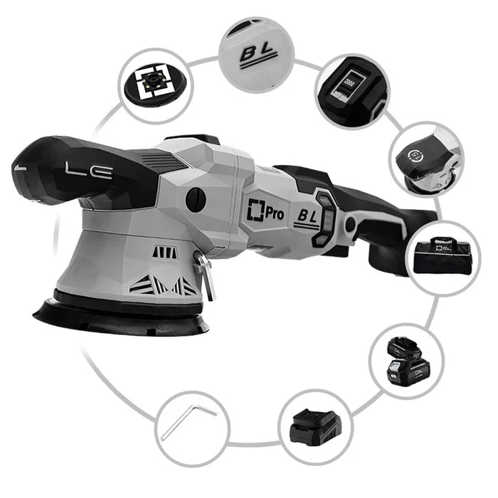 Liquid Elements A4500 Pro - Cordless polishing machine - 15mm stroke
