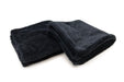 Autofiber Towel Black Dreadnought MAX Jr. - Triple Layer Microfiber Twist Pile Drying Towel (16 in. x 16 in., 1400gsm) - 2 pack