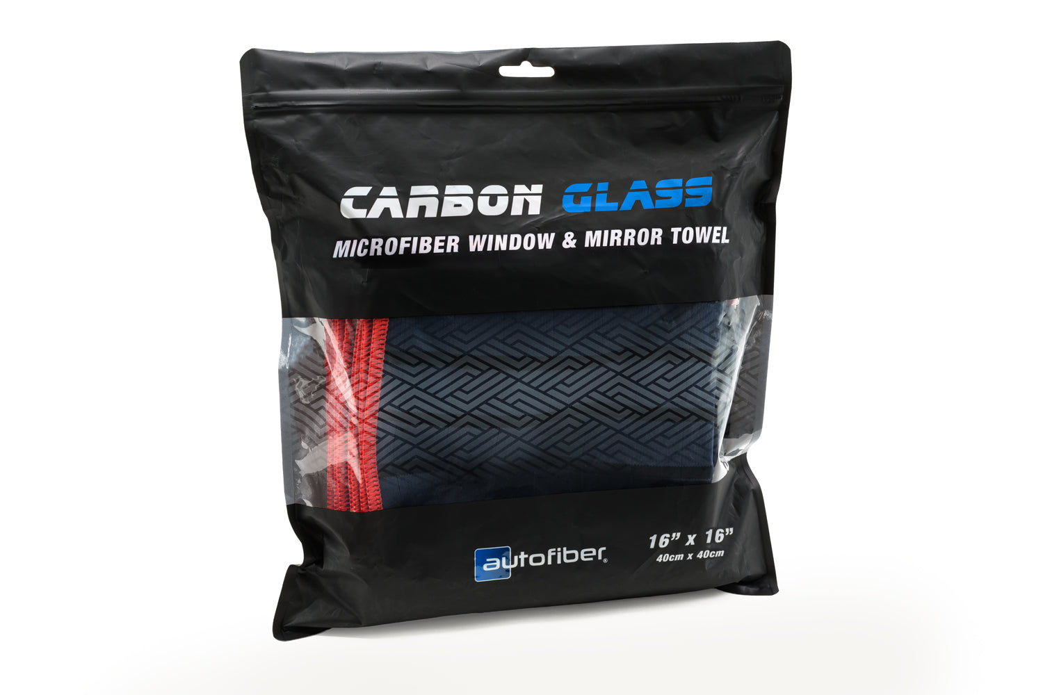 [Carbon Glass Towel] Microfiber Window & Mirror Towel (16"x16")