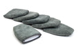 Autofiber Mitt Gray [Finger Applicator] Microfiber Fingertip Mitt Applicator (5 in. x 4 in.) 6 pack
