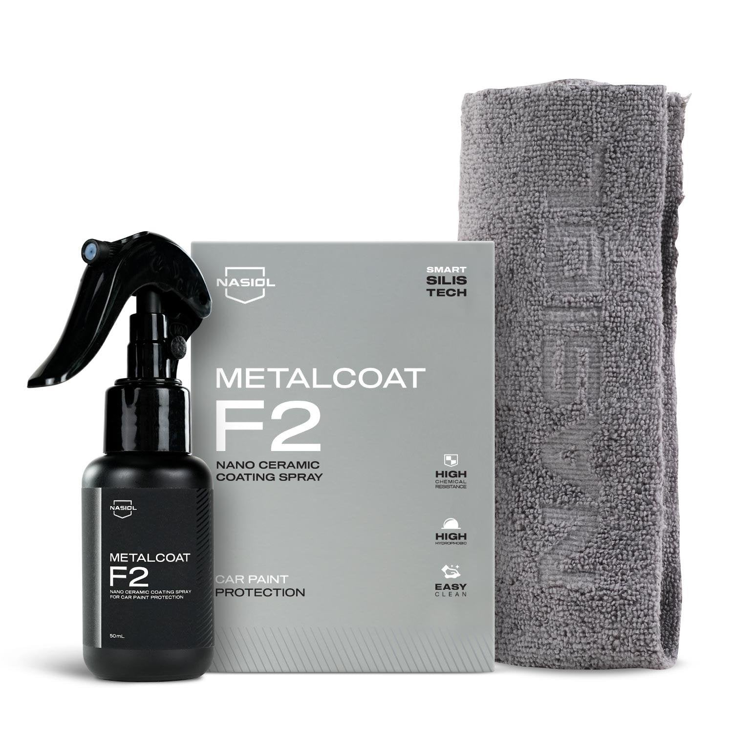 Nasiol Metalcoat F2 - Car Spray Nano Ceramic Coating and Paint Protection