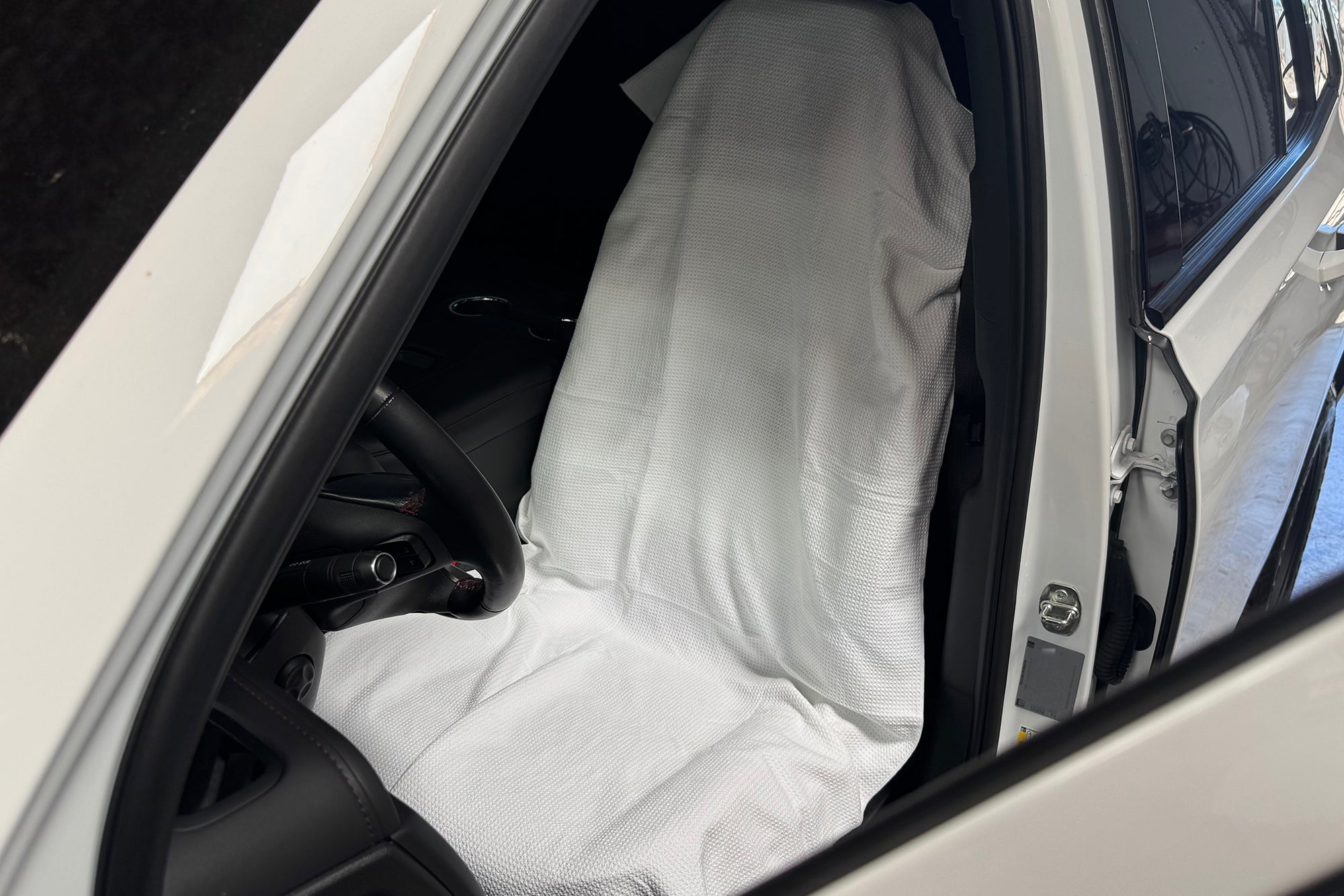 Car Seat Cover - Waffle Weave Microfiber 62"x28"