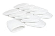 Autofiber White (Pearl Weave) [Saver Mitt] Coating Applicator Finger Mitt with Barrier Layer (5 in. x 4 in.) 12 pack