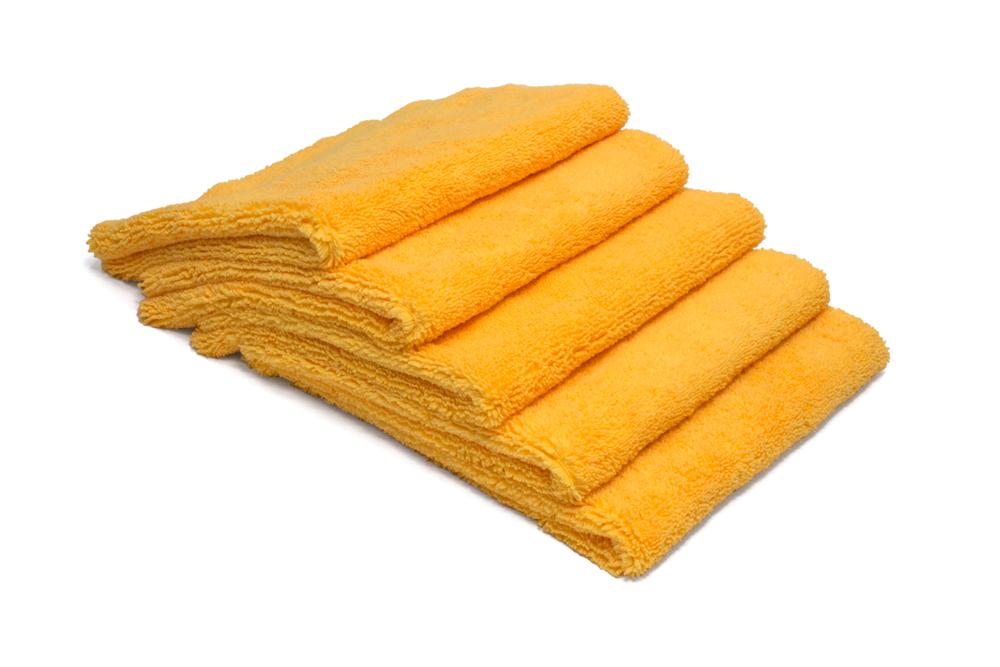 Autofiber Towel Gold [Elite] Edgeless Microfiber Detailing Towels (16 in. x 16 in. 360 gsm) 5 pack