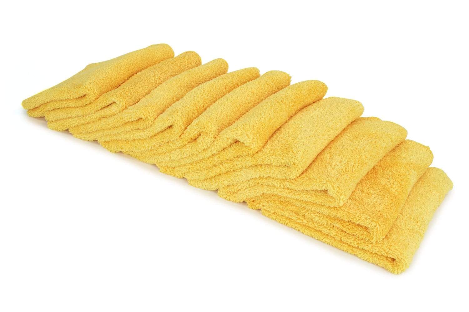 Autofiber Towel Gold [Korean Plush 350] Microfiber Detailing Towel (16 in. x 16 in., 350 gsm) 10 pack BULK BUNDLE