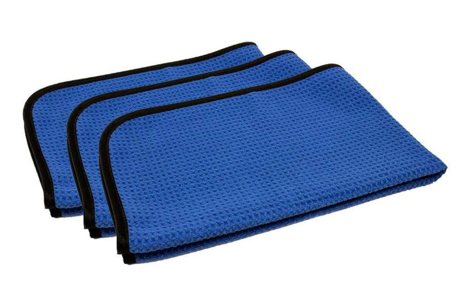 QuickNap MEAN GREEN Waffle Weave Glass Towel - 16x16 - 12 Pack - Auto  Surface Protection Products